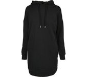 Robe à capuche - Urban Classics - Sweatshirt à capuche robe femme - Noir - Manches longues - Coton bio