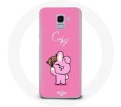 Coque pour Samsung Galaxy A8 2018 BTS Bangtan Sonyeondan BT21 Shooky Suga Et Cooky Jungkook