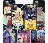 Funda para iPhone 11 13 12 Mini 14 Pro Max Xr 7 8 Se 2020 Xs 6 6s Plus 5 5s Funda de silicona negra para teléfono Stars Vs The F -Forces Evils iPhone 11