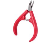 Cortauñas profesional de plástico y acero inoxidable para cutículas de dedos y pies, herramienta de manicura.