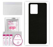 apgo Protective Skin Sticker for the back compatible with Xiaomi Redmi Note 12 5G, Wrap Film, Foil, Vinyl - Pattern Matrix