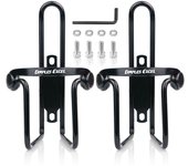 Portabidón de aleación de aluminio de liberación rápida para bicicletas de carretera y montaña. One Black Cage