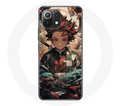 Coque pour Xiaomi Mi 11 Lite Demon Slayer Tanjiro Anime Manga - Maniacase
