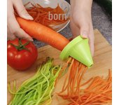 Rallador de verduras en espiral giratorio: herramienta de cocina multifuncional