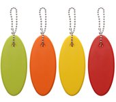 Surf Accessory Float Canal Keychain Fender Buoyant holder Floating Key ring Kayak keyring verde