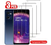 Protector de pantalla para OPPO Find X5 Lite X3, protección de vidrio templado para OPPO Reno 8 7 6 5 Lite Pro 4G 5G, 3 uds. Reno 7 Pro 5G puro