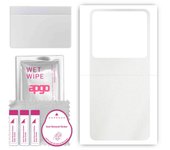apgo Protective Skin Sticker for the back compatible with Xiaomi 12S Ultra, Wrap Film, Foil, Vinyl - Pattern Matte Transparent