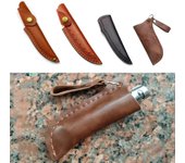 Funda de bolsillo para caza, campamento, transporte al aire libre, funda para linterna, cuchillo recto, herramienta, cinturón, funda con lazo 4