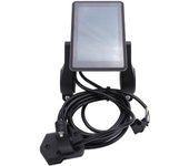 Pantalla LCD para bicicleta eléctrica con manillar de 22,2 mm, panel de control electrónico para ciclismo, 24 V, 36 V, 48 V, 60 V, universal