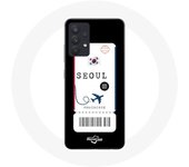 Funda Samsung Galaxy A13 4G / A13 4G Lite Billete de avión Seúl Corea del Sur