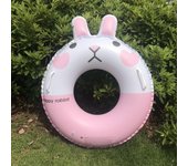 1 pieza de conejito grueso estilo animal círculo de natación para niños al aire libre piscina círculo de natación seguro juguete de playa regalo