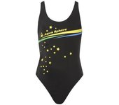 Traje de baño / traje de baño Aqua Sphere Girls Cabana AGE 4 amarillo/negro