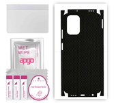 apgo Protective Skin Sticker for the back+sides compatible with Xiaomi Poco M5s, Full Wrap Film, Foil, Vinyl - Pattern Matrix