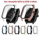 Funda protectora de cristal para reloj inteligente Amazfit GTS 4, Protector de pantalla de parachoques para Huami Amazfit GTS4 GTS4 Mini