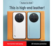 Funda protectora de cuero lisa con Kevlar 5G para Realme 12 Pro+ Realme 12 Pro+