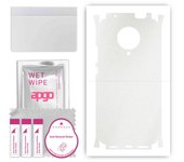 apgo Protective Skin Sticker for the back+sides compatible with Xiaomi Poco F2 Pro, Full Wrap Film, Foil, Vinyl - Pattern Matte Transparent