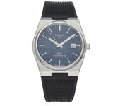 Tissot PRX T-Classic Powermatic 80 Correa de caucho Esfera azul Automático T137.407.17.041.00 100M Reloj para hombre azul