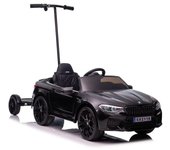 Coche a batería BMW M5 con plataforma para padres, lacado negro