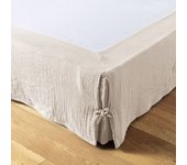 Cache-sommier  Gaïa  toutes dimensions  Gaze de Coton  - Gaïa Pampa - 160 x 200 cm
