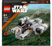 LEGO Star Wars Razor Crest Microfighter 75321 Juguete de bloques Sentai Hero para niños de 6 años en adelante (TM) gris