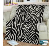 Manta HD con patrón de rayas de cebra coloridas en 3D, manta suave para el hogar, dormitorio, cama, sofá, Picnic, viajes, oficina, manta para niños 75x90cm