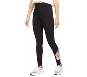 Leggings deportivos de cintura alta con estampado esencial para mujer/señora Nike XS negro