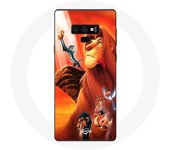 Coque pour Samsung Galaxy Note 9 Le Roi Lion Simba et Mufasa