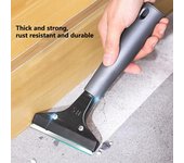 Raspador de limpieza de juntas Hoja afilada Mango ergonómico Herramientas manuales Espátula multifuncional para pared Vidrio Cemento Azulejo Piso Suministros para el hogar A
