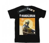 Star Wars Mens The Mandalorian The Child Two Moons T-Shirt M blanco