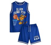 Paw Patrol Conjunto de camiseta y pantalones cortos de baloncesto Chase para niños 5-6 Years azul