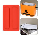 Funda de silicona para tostadora, funda para máquina de desayuno, tapa de silicona para tostadora eléctrica, funda protectora para utensilios de cocina, tapa superior para tostadora