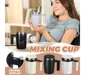 Taza de café totalmente automática, recargable, de acero inoxidable, magnetizada, portátil, eléctrica, para el hogar One Size