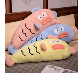 Muñeco de peluche con forma de pez payaso, de dibujos animados, feo y lindo 85cm（0.7kg） color rosa