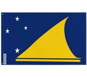 Drapeau - Tokelau - 128 x 192 cm - Poliéster - Recto/verso - 2 œillets en fer