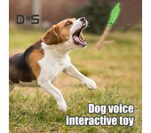 Juguete para masticar para perros con forma de bambú, palo para muelas para perros agresivos, juguete indestructible para la dentición de cachorros para razas de perros grandes y medianos color de madera antigua