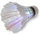 Volante de pluma de ganso con Led para bádminton