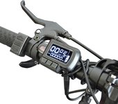 Medidor de velocidad con pantalla LCD, instrumento inteligente para bicicleta eléctrica, bicicleta y patinete negro
