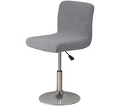 Funda elástica en forma de T para silla de Club de Hotel en casa, funda giratoria para silla de Bar, Color sólido