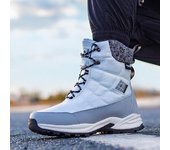 Botas de nieve deportivas de felpa para hombre, zapatos de algodón para exteriores, antideslizantes, cálidos y gruesos, de invierno, nuevo estilo 40 negro