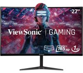 Monitor curvo para juegos de PC - VIEWSONIC - 27 - VX2718-2KPC-MHD - QHD - Panel VA - 1 ms - 180 Hz - 2 x HDMI / DisplayPort -