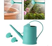 Regadera para plantas, 2 litros, agua moderna para jardinería, a prueba de fugas, para interiores y exteriores, oficina de granja