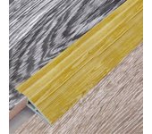 Tiras de transición para puertas Tira de cubierta de junta de umbral de PVC Moldura de umbral adhesiva Tira divisoria plana para piso