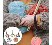 5 Juegos de soportes para hilo, práctico soporte para hilo de madera, ligero y portátil, para evitar enredos y desalineaciones del hilo