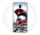 Coque pour Samsung Galaxy S5 Casque Moto Cross