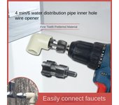 Taladro para orificios interiores de tuberías de agua PPR Roscador de tuberías para plomería Grifo Bombas Tuberías StyleA