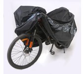 Cubierta para bicicleta con protección solar y contra la lluvia de una sola capa Cubierta para vehículo eléctrico gris