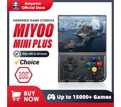 Consola de juegos portátil retro MIYOO Mini Plus V2 Mini+ con pantalla IPS, consola de videojuegos clásica con sistema Linux, regalo para niños 64G(15K Games)