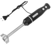 Batidora de Mano con Cable Velocidad Variable de Mano Eléctrica Potente Mezclador con Punta de Acero Inoxidable para L