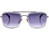 Gafas de Sol Rectangulares de Metal 7093GS para Hombre TU plata