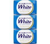 Kao Soap White Soap white, regular size, 3 pack, 255g General Purpose Soap Please lather well before use. General Purpose Soap